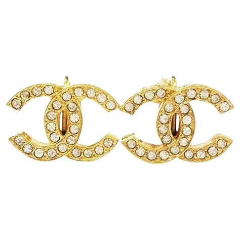 vintage chanel tag earrings|vintage chanel earrings for sale.